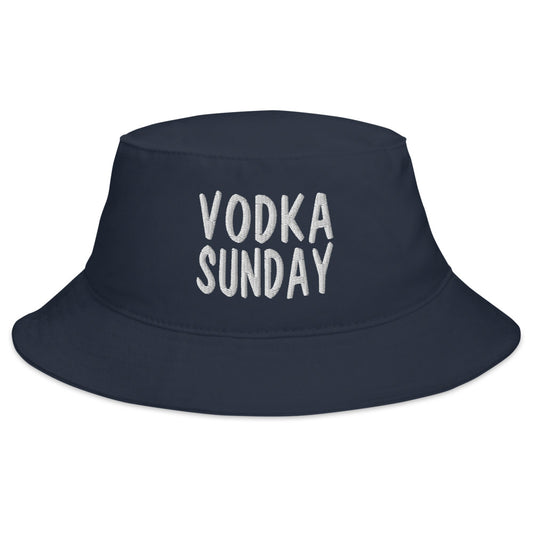 100% Cotton Bucket Hat  - Vodka Sunday