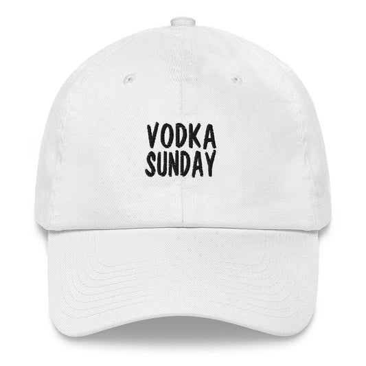 OG Logo Dad White Hat - Vodka Sunday