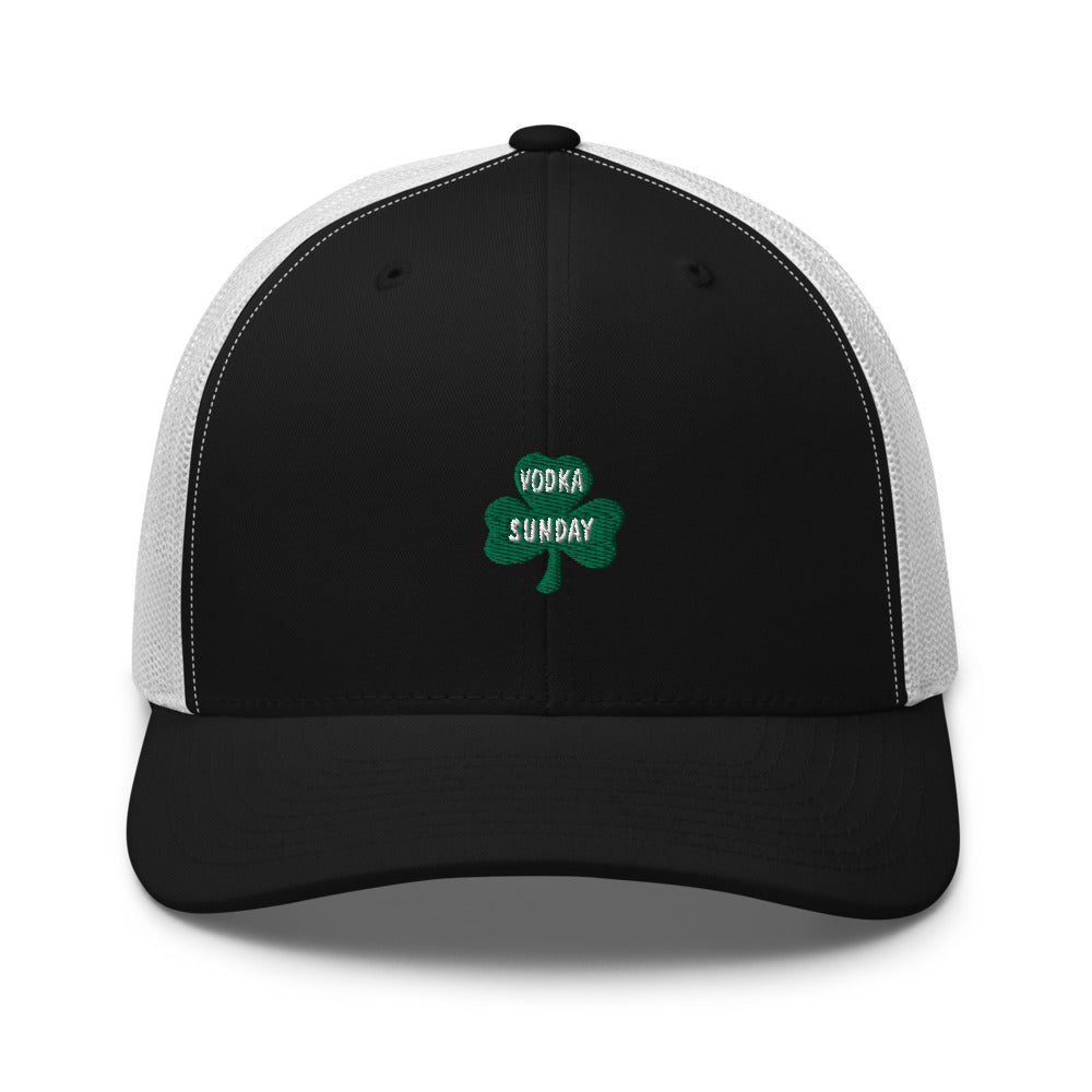 St. Paddy's Day Trucker Black Cap - Vodka Sunay