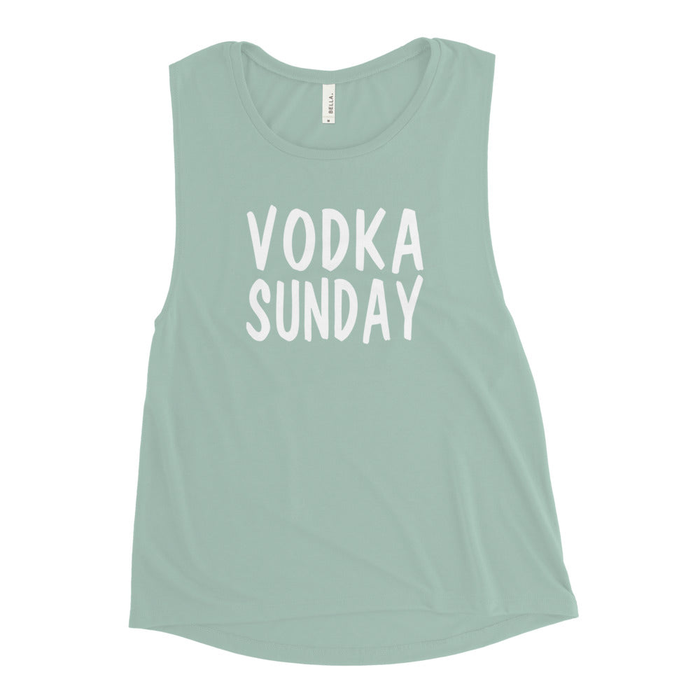 Ladies’ Vodka Sunday Muscle Tank