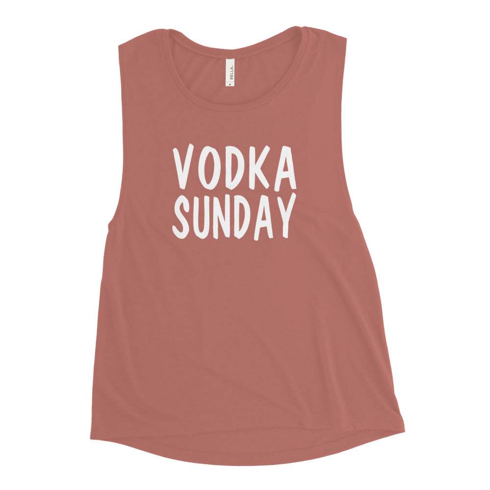 Ladies’ Vodka Sunday Muscle Tank