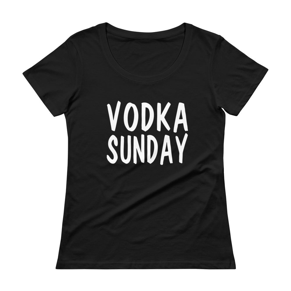 OG Logo Ladies' Scoopneck T-Shirt - Vodka Sunday