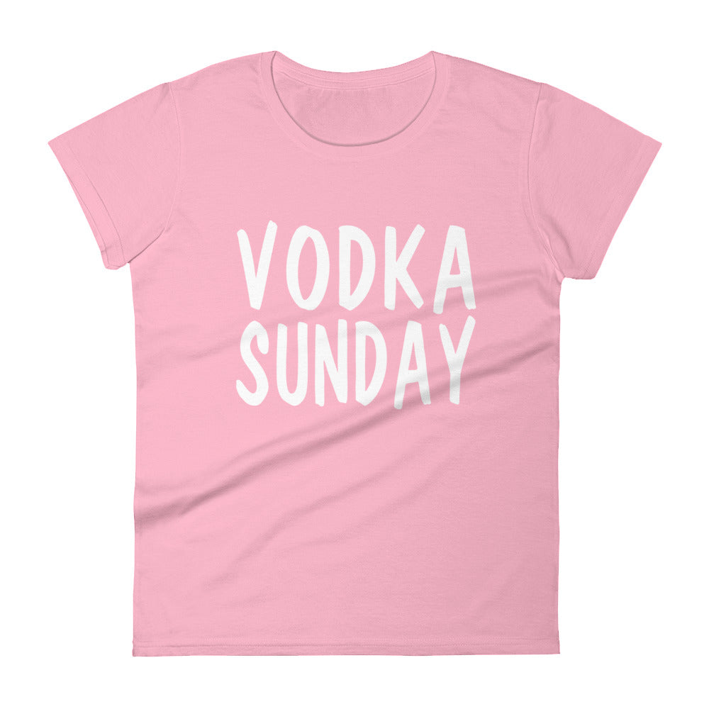 OG Logo Women's Pink T-Shirt by Vodka Sunday