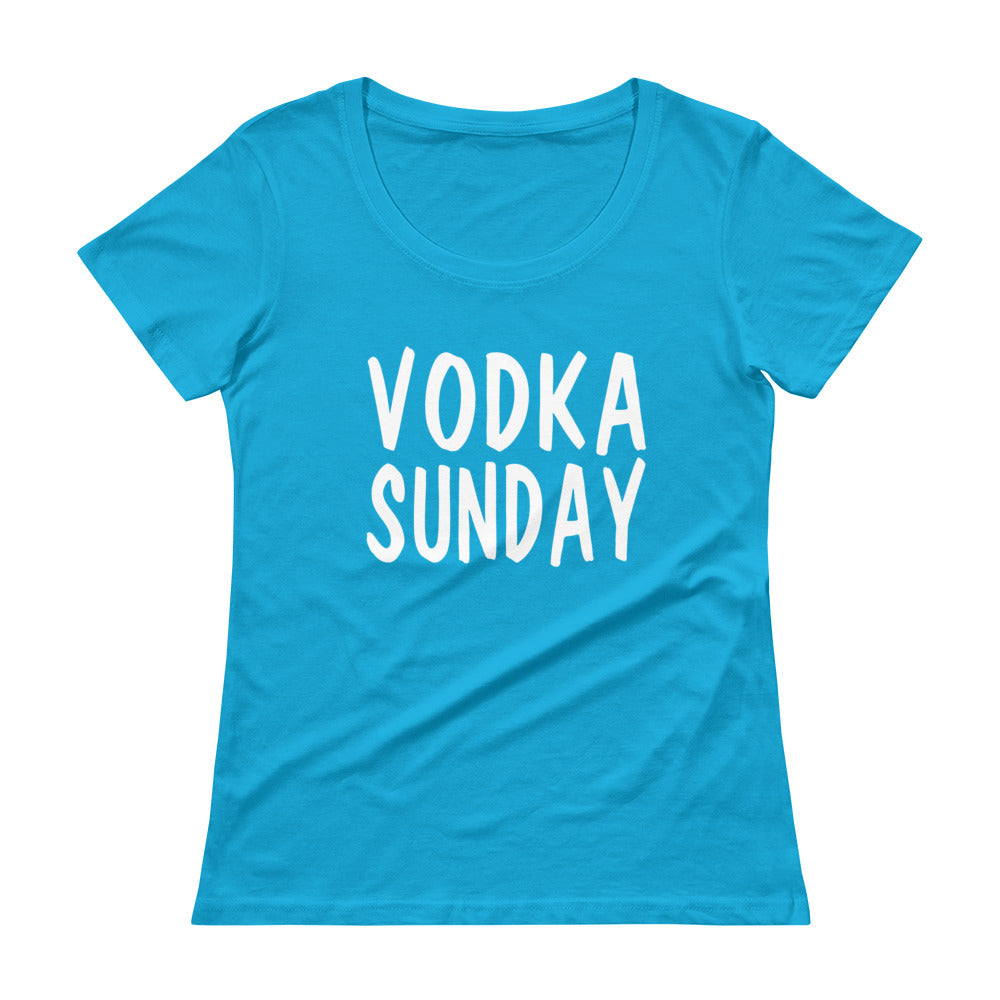 OG Logo Ladies' Scoopneck T-Shirt by  Vodka Sunday